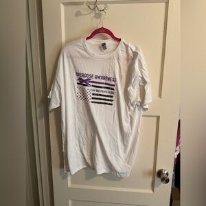 Overdose Awareness t shirt xl EUC